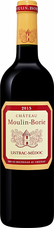 Вино Chateau Moulin-Borie Listrac-Medoc AOC 2015 0.75 л