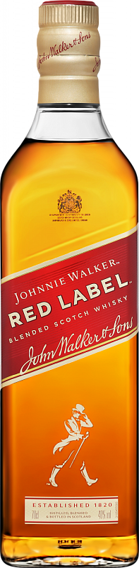 Виски Johnnie Walker Red Label Blended Scotch Whisky 0.7 л