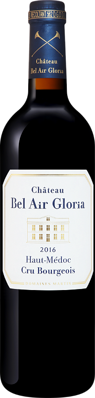 Вино Chateau Bel Air Gloria Cru Bourgeois Haut Medoc AOC 2016 0.75 л