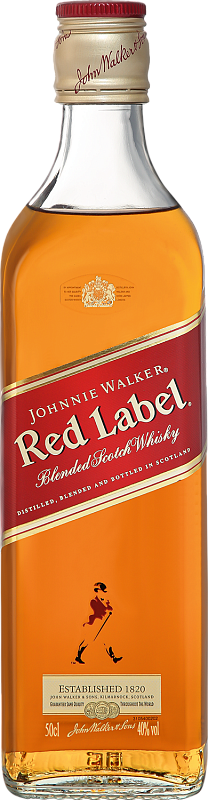 Виски Johnnie Walker Red Label Blended Scotch Whisky 0.5 л