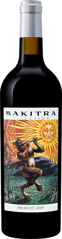 Вино Makitra Selection Merlot Yuzhnij Bereg Tamani Kuban-Vino 2019 0.75 л