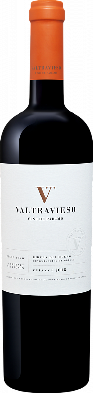 Вино Valtravieso Vino De Paramo Crianza Ribera del Duero DO Bodegas y Vinedos Valtravieso 2020 0.75 л