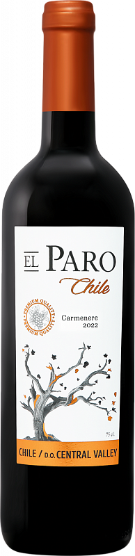 Вино El Paro Carmenere Central Valley DO Vina del Pedregal 2022 0.75 л