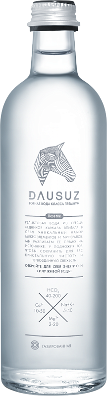 Вода Dausuz Sparkling Water 0.5 л