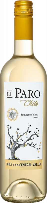 Вино El Paro Sauvignon Blanc Central Valley DO Vina del Pedregal 2022 0.75 л