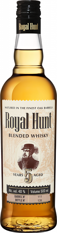 Виски Royal Hunt Blended Whisky 5 y.o. 0.5 л