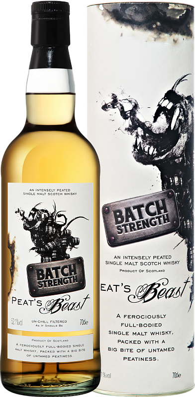 Виски Peat’s Beast Batch Strenght Single Malt Scotch Whisky (gift box) 0.7 л