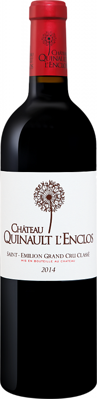 Вино Chateau Quinault l’Enclos Saint-Emilion Grand Cru AOC 2014 0.75 л