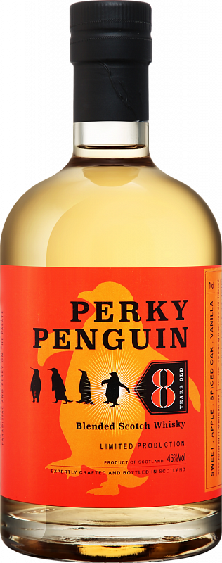 Виски Perky Penguin Blended Scotch Whisky 8 y.o. 0.7 л