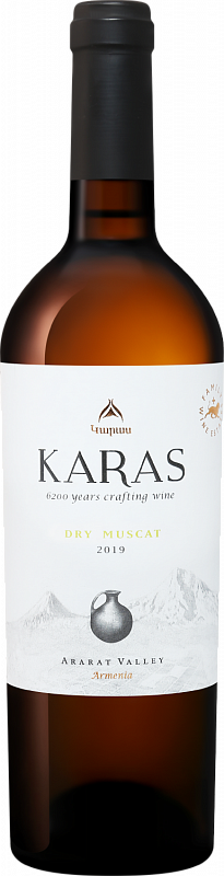 Вино Karas Dry Muscat Ararat Valley Tierras de Armenia 2022 0.75 л