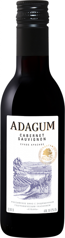 Вино Adagum Cabernet Sauvignon Kuban’ - 0.187 л