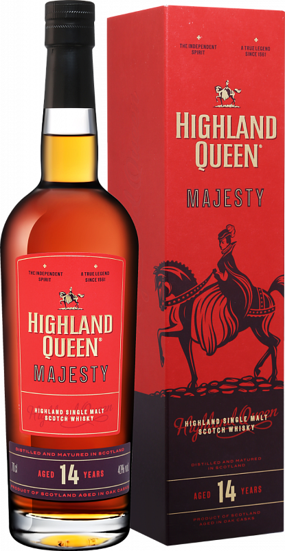 Виски Highland Queen Majesty Single Malt Scotch Whisky 14 y.o. (gift box) 0.7 л
