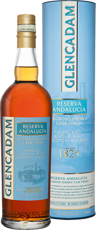 Виски Glencadam Reserva Andalucia Oloroso Sherry Cask Finish Highland Single Malt Scotch Whisky (gift box) 0.7 л