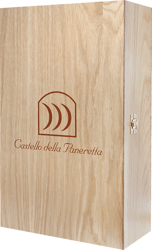 Подарочная упаковка Gift box Castello della Paneretta for 2 bottles, oak
