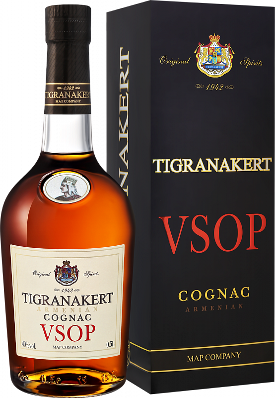 Коньяк Tigranakert VSOP (gift box) - 0.5 л
