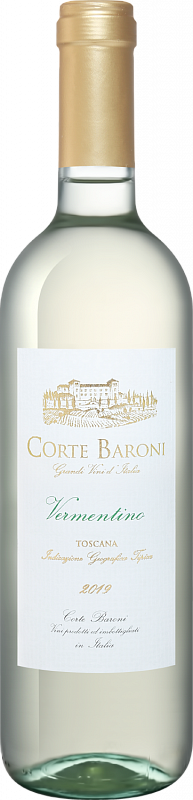 Вино Corte Baroni Vermentino Toscana IGT Castellani 2022 0.75 л