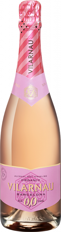 Безалкогольное вино Vilarnau Organic Rose 0,0 0.75 л
