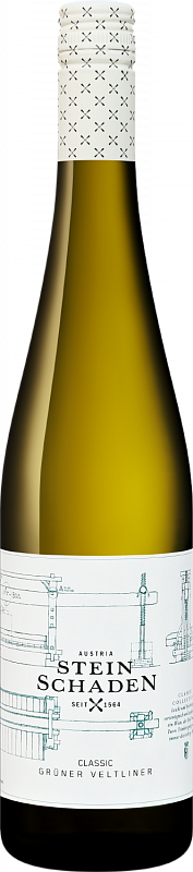 Вино Classic Gruner Veltliner Niederosterreich Steinschaden 2021 0.75 л