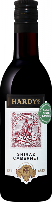 Вино Stamp Shiraz Cabernet South Eastern Australia GI Hardy’s 2021 0.187 л