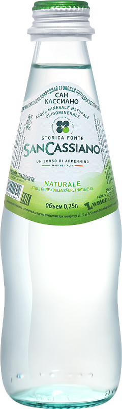 Вода San Cassiano Still Water 0.25 л