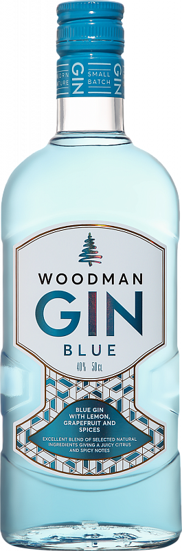 Джин Woodman Gin Blue 0.5 л
