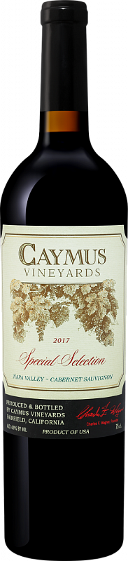 Вино Cabernet Sauvignon Special Selection Napa Valley AVA Caymus Vineyards 2017 0.75 л