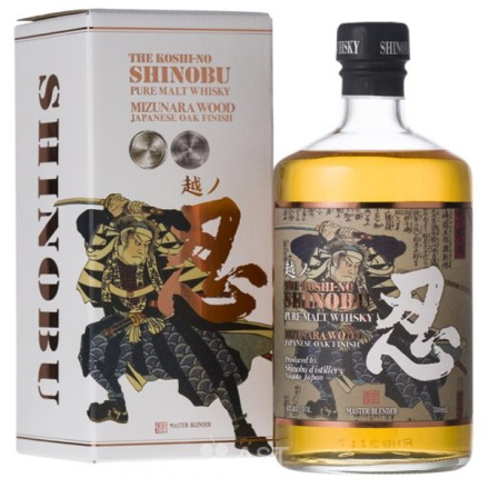 Виски Shinobu Pure Malt Whisky Mizunara Oak Finish, в подарочной упаковке, 700 мл