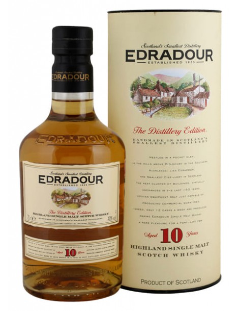 Виски Edradour 10 years 40% 0,7 л
