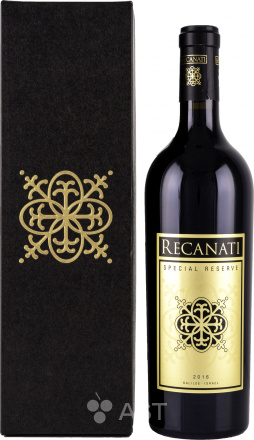Вино Recanati Special Reserve Red, в подарочной упаковке, 2017, 750 мл