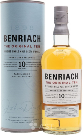 Виски BenRiach The Original Ten, в подарочной упаковке, 700 мл