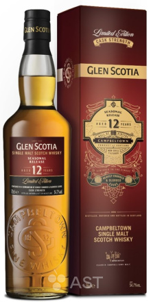 Виски Glen Scotia 12 YO Seasonal Release, в подарочной упаковке, 2021, 700 мл
