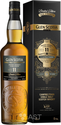 Виски Glen Scotia Sherry Double Cask Finish 11 Years, в подарочной упаковке, 700 мл