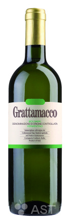 Вино Grattamacco Vermentino, 2015, 750 мл