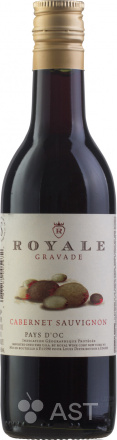 Вино Royale Gravade Cabernet Sauvignon, 2019, 187 мл