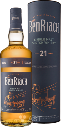 Виски BenRiach Aged 21 Years в п/у, 700 мл