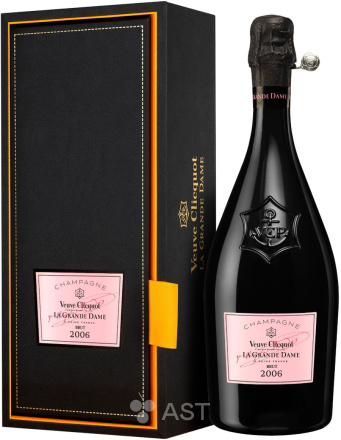 Шампанское Veuve Clicquot La Grande Dame Rose 2006, в подарочной упаковке, 750 мл