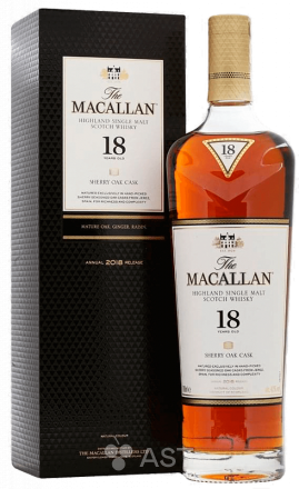 Виски Macallan Sherry Oak 18YO, в подарочной упаковке, 700 мл