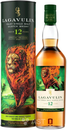 Виски Lagavulin 12 Years Old Release, в подарочной упаковке, 2021, 700 мл