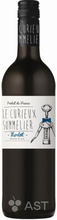 Вино Le Curieux Sommelier Merlot, 2020, 750 мл