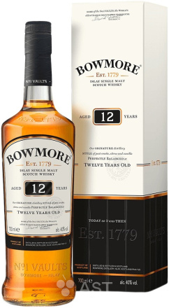 Виски Bowmore 12YO, в подарочной упаковке, 700 мл