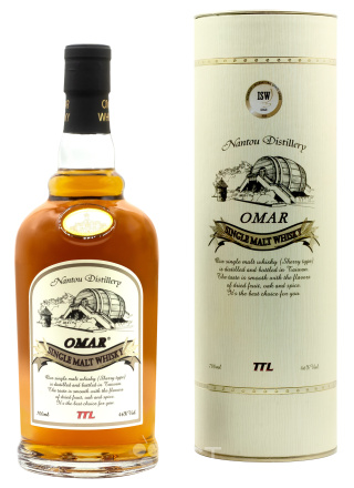 Виски Omar Single Malt Sherry Type, в подарочной упаковке, 700 мл