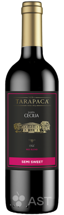 Вино Vina Tarapaca Santa Cecilia Semi Sweet Red, 2020, 750 мл