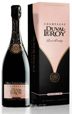 Шампанское Duval-Leroy Rose Prestige Premier Cru Brut , в подарочной упаковке, 750 мл