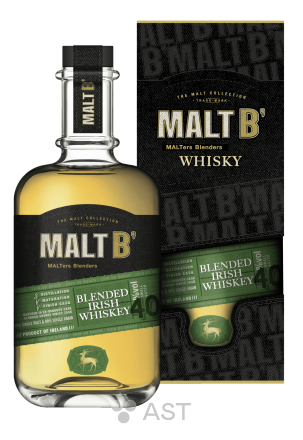Виски Malt B Irish Whiskey, в подарочной упаковке, 700 мл