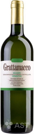 Вино Grattamacco Vermentino, 2018, 750 мл