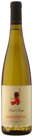 Вино Pinot Grigio Schiopetto, 2019, 750 мл