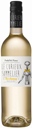 Вино Le Curieux Sommelier Chardonnay, 2020, 750 мл