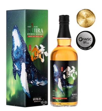 Виски Kujira Ryukyu Whisky 5 YO White Oak Virgin Cask, в подарочной упаковке, 700 мл