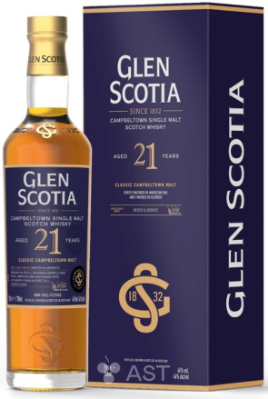 Виски Glen Scotia 21 YO, в подарочной упаковке, 700 мл