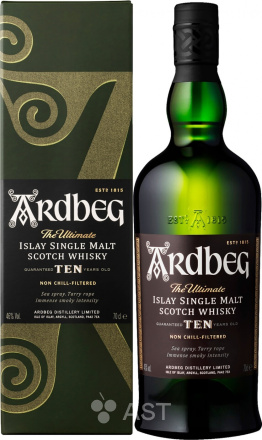Виски Ardbeg 10 YO, в подарочной упаковке, 700 мл